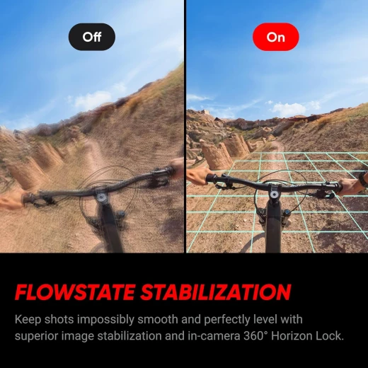 كاميرا أكشن Insta360 Ace Pro 2 بدقة 8K مع عدسة Leica وتثبيت FlowState وتقنية الذكاء الاصطناعي، مقاومة للمغامرات، باقة بطاريتين - انستا 360 - Image 7