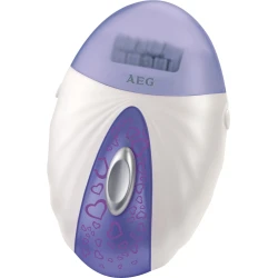 AEG EPL 5542 Electric Epilator, Rechargeable, 2 Speed Levels, Detachable and Washable Hair Removal Head, Ergonomic Design, Blue