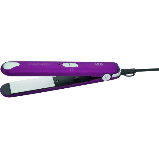 AEG HC 5680 Hair Straightener, Purple, Ceramic Heating Plates, Flat Design, Lightweight 210g AEG HC 5680 Hair Straightener, Purple, Ceramic Heating Plates, Flat Design, Lightweight 210g