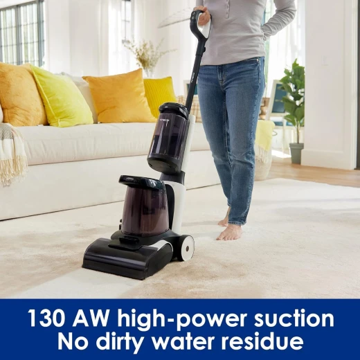 Tineco Carpet One Smart Carpet Cleaner with HeatedWash and PowerDry, 130AW Suction, 104℉ Hot Water, Voice Prompts & App Connectivity, Odor-Eliminating Cleaning Formula - Tineco - Image 2