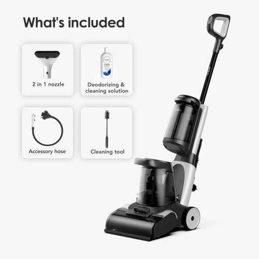 Tineco Carpet One Smart Carpet Cleaner with HeatedWash and PowerDry, 130AW Suction, 104℉ Hot Water, Voice Prompts & App Connectivity, Odor-Eliminating Cleaning Formula - Tineco - Image 7