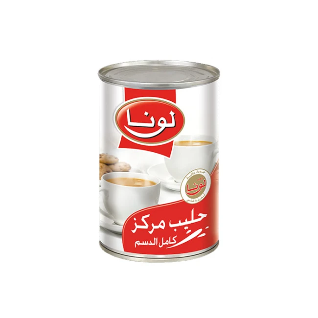 لونا حليب سائل 410 مل – حليب كريمي مناسب للشاي والقهوة والفطور والحلويات والطبخ والخبز والاستخدام اليومي، بحجم عملي للمنزل والاستخدام اليومي - لونا