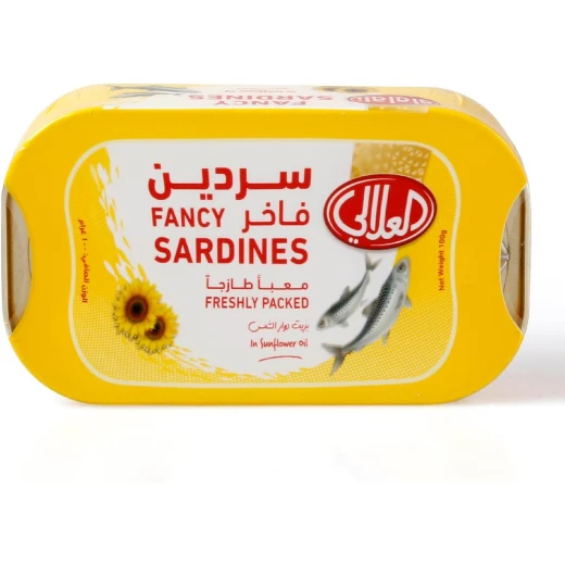 العلالي سردين بزيت دوار الشمس 100 جرام العلالي سردين بزيت دوار الشمس 100 جرام