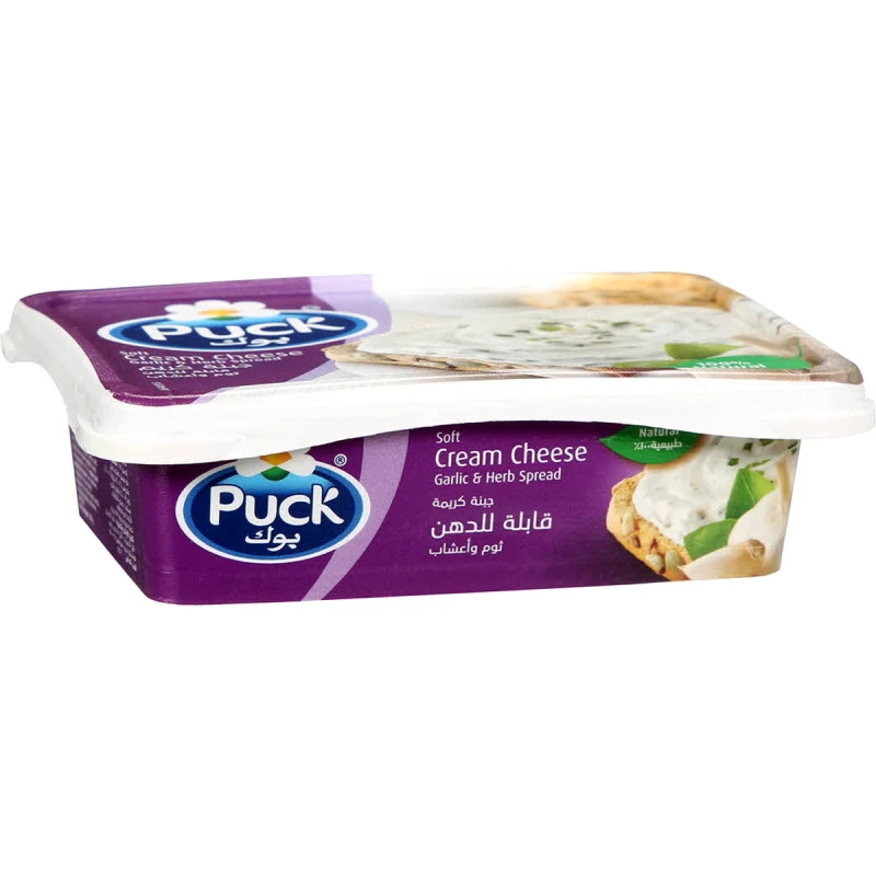 بوك جبنة كريمية طرية بالثوم والأعشاب 200 جرام - Puck