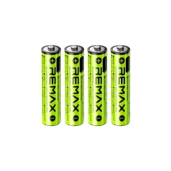 ريماكس بطارية ليثيوم قابلة لإعادة الشحن AAA02 814mWh USB Type-C