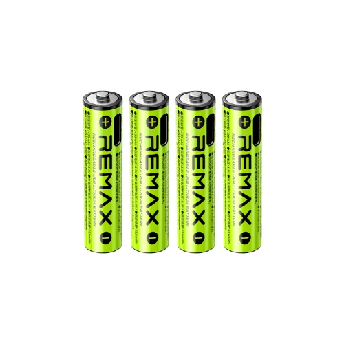ريماكس بطارية ليثيوم قابلة لإعادة الشحن AAA02 814mWh USB Type-C ريماكس بطارية ليثيوم قابلة لإعادة الشحن AAA02 814mWh USB Type-C