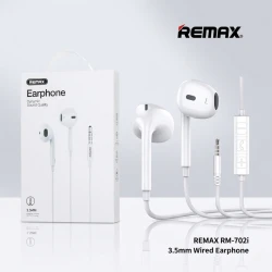 ريماكس سماعات أذن سلكية RM-702 3.5 ملم أبيض