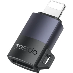 يسيدو GS27 محول OTG لايتنينج إلى USB-C شحن سريع 12 واط مزامنة بيانات سبائك الألومنيوم
