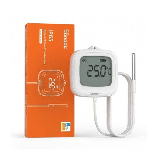 سونوف SNZB-02LD زيجبي IP65 LCD ميزان حرارة ذكي مع مسبارين سونوف SNZB-02LD زيجبي IP65 LCD ميزان حرارة ذكي مع مسبارين