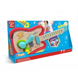 Hape Pixelz Colorful Rock Guitar, Premium Kids Musical Early Learning Instrument Toy, High Quality Educational Sound Development Game Gift