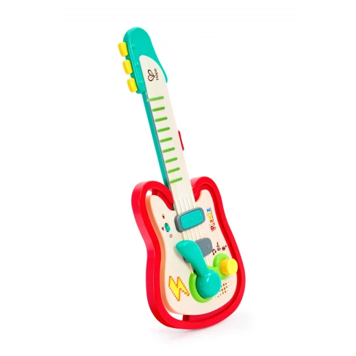 Hape Pixelz Colorful Rock Guitar, Premium Kids Musical Early Learning Instrument Toy, High Quality Educational Sound Development Game Gift - Hape - Image 2