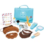 Hape Snip & Style Hair Salon Kit, Premium Kids Wooden Pretend Beauty Stylist Playset, High Quality Educational Early Learning Toy Gift - Hape