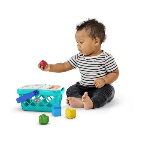 Baby Einstein Magic Touch Interactive Toy Shopping Basket for Sorting - Baby Einstein - Image 2