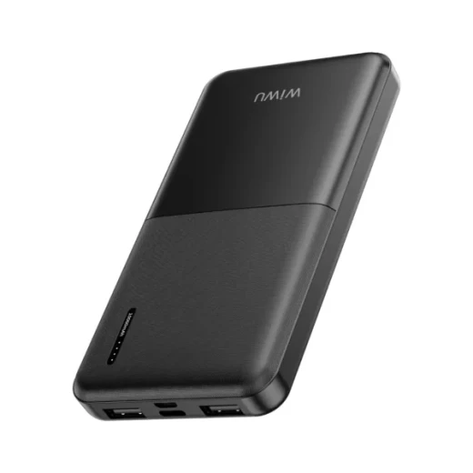 شاحن بطارية WIWU سبيدي سيريس 10000mAh 37Wh USB-A تايب-سي أسود أبيض - وي وُو - Image 3