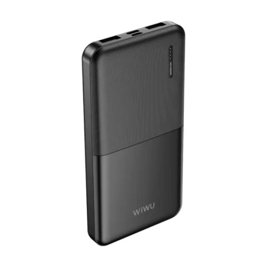 شاحن بطارية WIWU سبيدي سيريس 10000mAh 37Wh USB-A تايب-سي أسود أبيض - وي وُو - Image 4