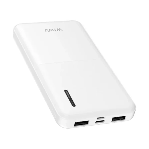 شاحن بطارية WIWU سبيدي سيريس 10000mAh 37Wh USB-A تايب-سي أسود أبيض - وي وُو - Image 8