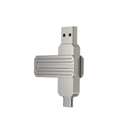 واي دبليو يو فلاش درايف OTG USB 2 في 1 معدني 64 جيجابايت