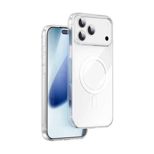 كفر Wiwu Invisible Pro شفاف لـ iPhone 17 Pro: حماية صلبة، يدعم شحن MagSafe، تصميم أنيق يحافظ على مظهر جوالك ويحميه من الصدمات والخدوش كفر Wiwu Invisible Pro شفاف لـ iPhone 17 Pro: حماية صلبة، يدعم شحن MagSafe، تصميم أنيق يحافظ على مظهر جوالك ويحميه من الصدمات والخدوش