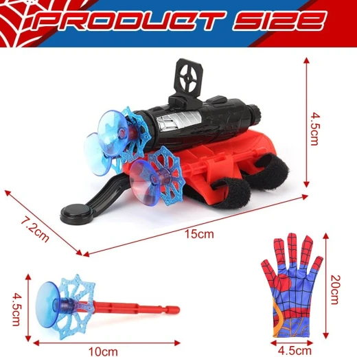 Spider-Man Glove Launcher for Kids, Multicolor Interactive Toy, Fun Pretend Play Gift for Children Ages 4–6 - Image 3