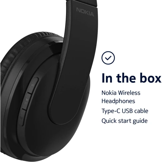 Nokia WHP-101 Wireless Headset with Mic for PC/Mobile Black 60 Hours Playback Hours - Nokia - Image 6