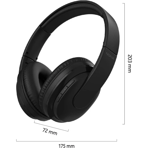 Nokia WHP-101 Wireless Headset with Mic for PC/Mobile Black 60 Hours Playback Hours - Nokia - Image 7