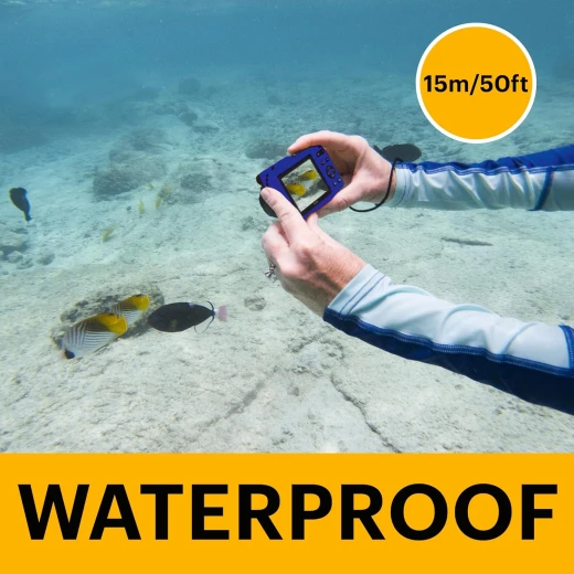 KODAK PIXPRO WPZ2 16MP Waterproof Digital Camera 15m 4X Zoom Blue - Kodak - Image 5