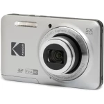 KODAK PIXPRO FZ55-GRY 16MP CMOS Sensor Digital Camera 5X Optical Zoom 28mm Wide Angle 1080P Full HD Video 2.7" LCD Vlogging Camera Gray - Kodak