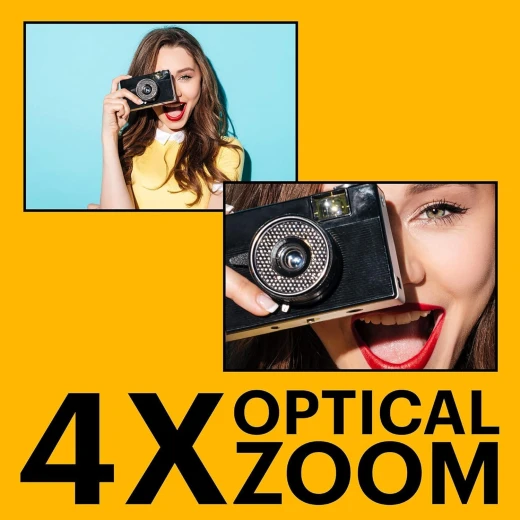 كوداك بيكسبرو FZ45 كاميرا رقمية مدمجة 16 ميجابكسل عدسة زووم بصري 4x بزاوية واسعة 27 ملم فيديو فل اتش دي 1080p شاشة LCD 2.7 بوصة أحمر - كوداك - Image 4