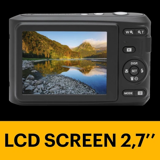 كوداك بيكسبرو FZ45 كاميرا رقمية مدمجة 16 ميجابكسل عدسة زووم بصري 4x بزاوية واسعة 27 ملم فيديو فل اتش دي 1080p شاشة LCD 2.7 بوصة أحمر - كوداك - Image 5