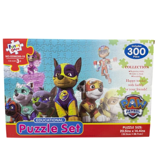 No Brand Paw Patrol Puzzle 300 Pieces for kids 3+ No Brand Paw Patrol Puzzle 300 Pieces for kids 3+