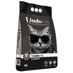 LindoCat Advanced Carbon Plus Fresh Cat Litter 10L, Cat Litter for Litter Boxes, Designed to Help Absorb Moisture and Control Unwanted Odors, Practical Everyday Cat Hygiene Solution for a Cleaner and Fresher Litter Area
