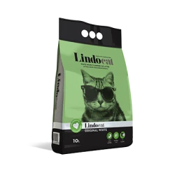 LindoCat White Bentonite Original White Cat Litter, Fragrance-Free, 10L, White Bentonite Clumping Litter Without Added Fragrance, Designed to Absorb Moisture and Form Firm Clumps for Easy Litter Box Cleaning and Everyday Cat Hygiene
