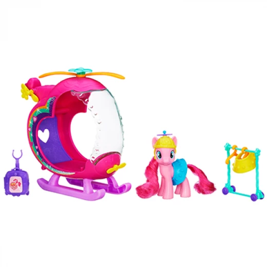 My Little Pony Rainbow Power Pinke Pie Helicopter Playset My Little Pony Rainbow Power Pinke Pie Helicopter Playset