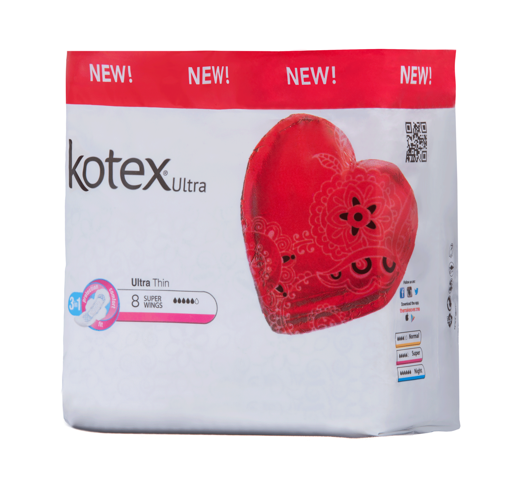 Kotex Ultra Thin - 8 Super Wings - كوتكس