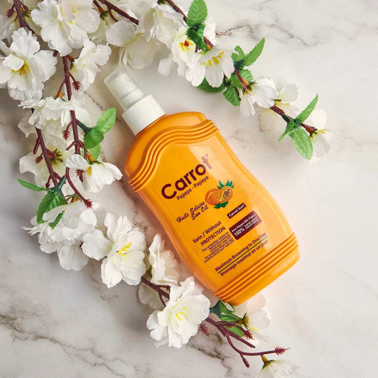 Dumyah Carrot Sun Papaya Tanning Oil, 200 Ml Amman, Jordan