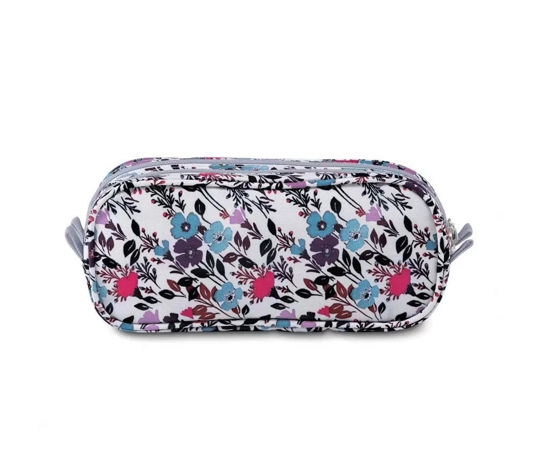 Jansport Large Accessory Pencil Case, Primavera Fields Design