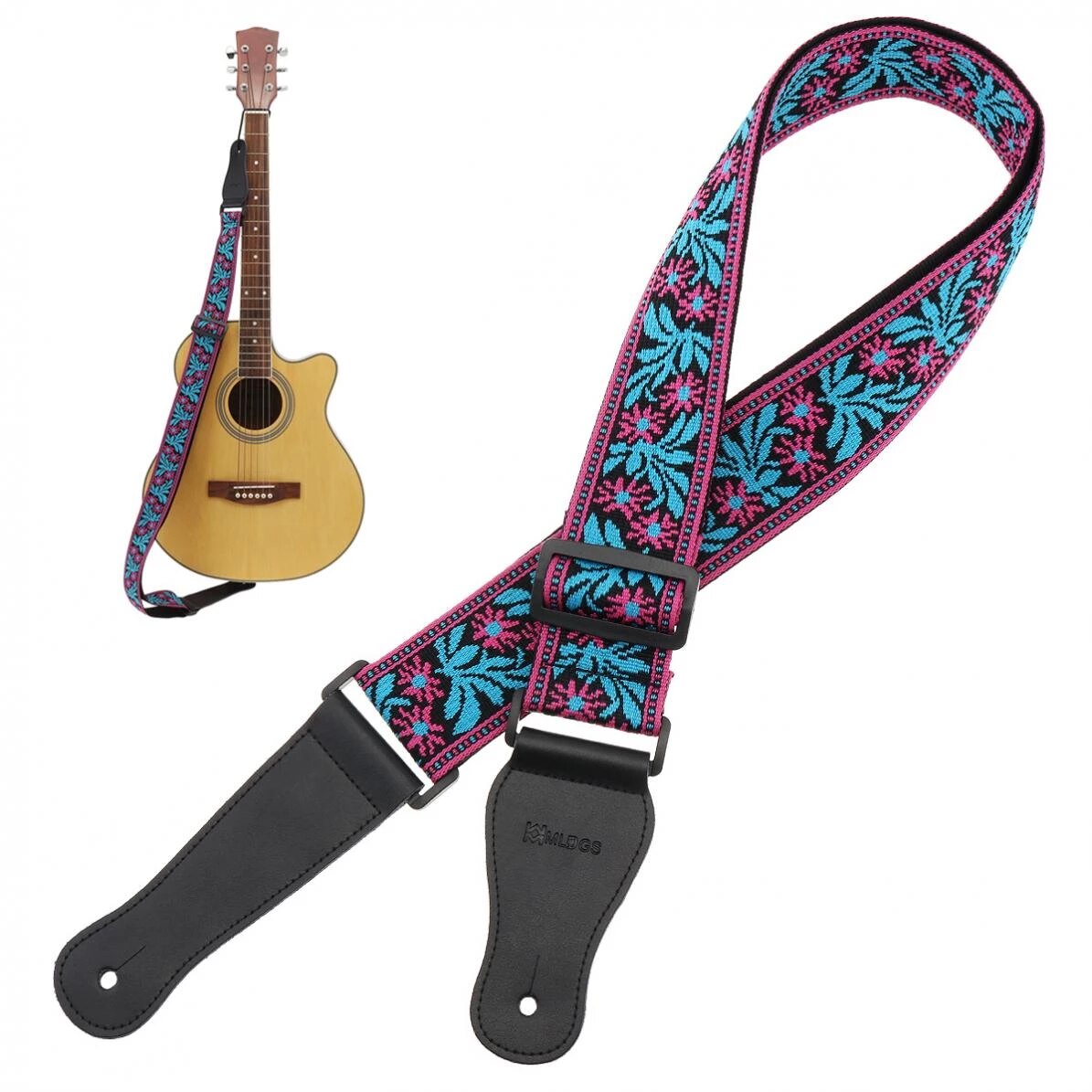 Dumyah Punk Guitar Strap, Assorted Color, 1 Piece Amman, Jordan